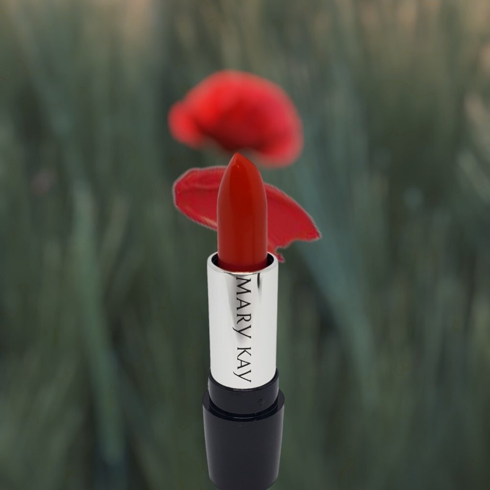 Poppy Please Gel Semi-Matte Lipstick - Mary Kay